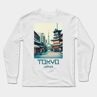 Tokyo japan traveler Long Sleeve T-Shirt